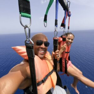 Bamboo rafting, Limestone foot Massage and parasailing